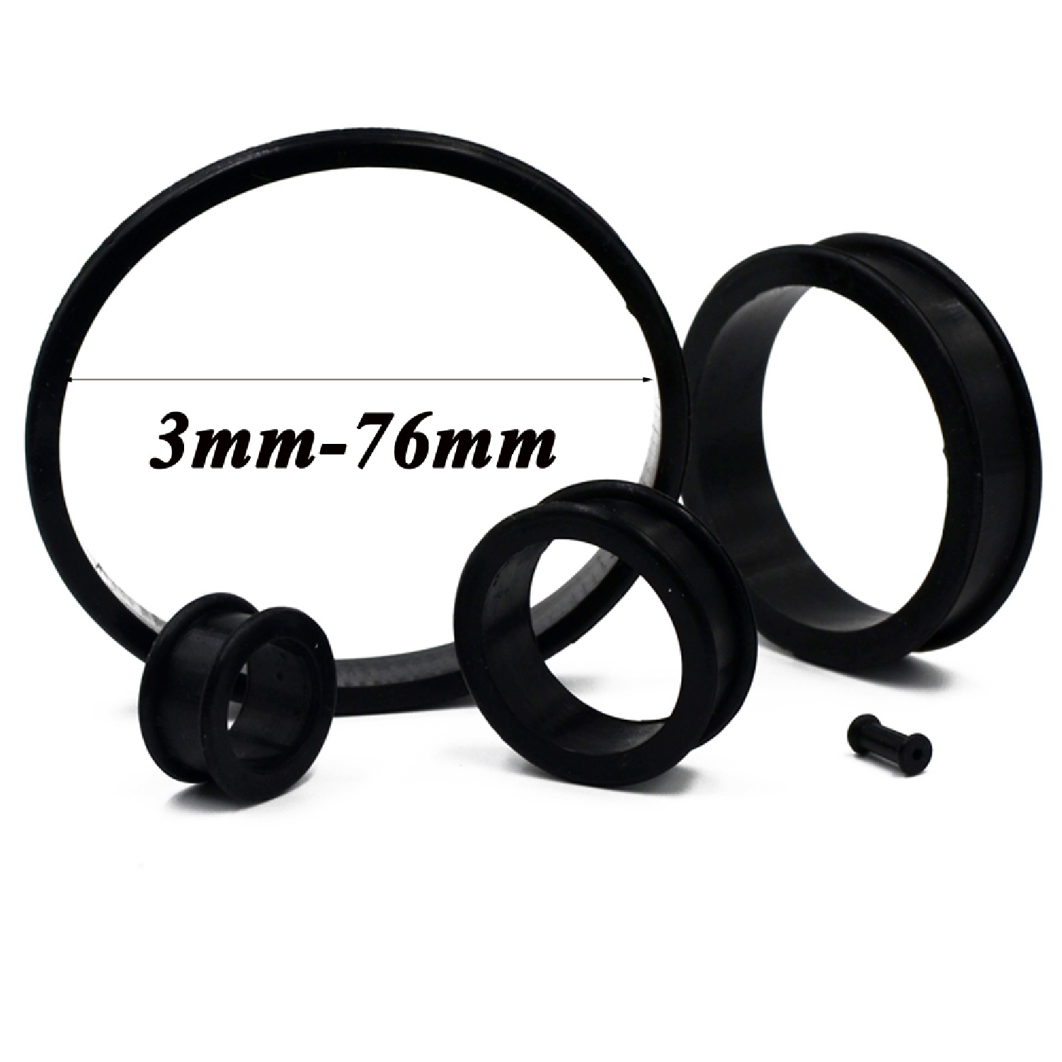 2pcs Supersize Flexible Silico - Body Jewelry Ear Plugs ulasan dan harga