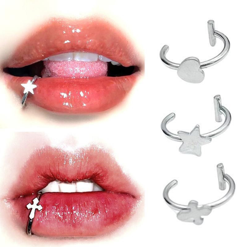 1Pc Stainless Steel Fake Nose  - Body Jewelry And Earrings ulasan dan harga