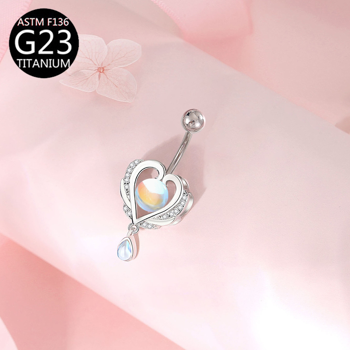 G23 Titanium Pin Belly Button  - Belly Bar Titanium ulasan dan harga