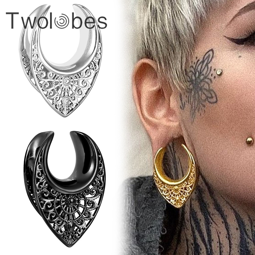 Twolobes 2PCS Vintage 316 Stai - Body Jewelry Hangers ulasan dan harga