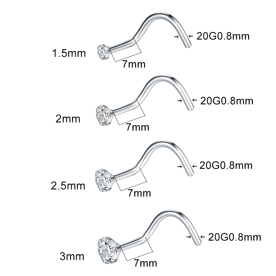 1/5pcs Implant Grade Titanium  - Body Jewelry Implant Grade ulasan dan harga