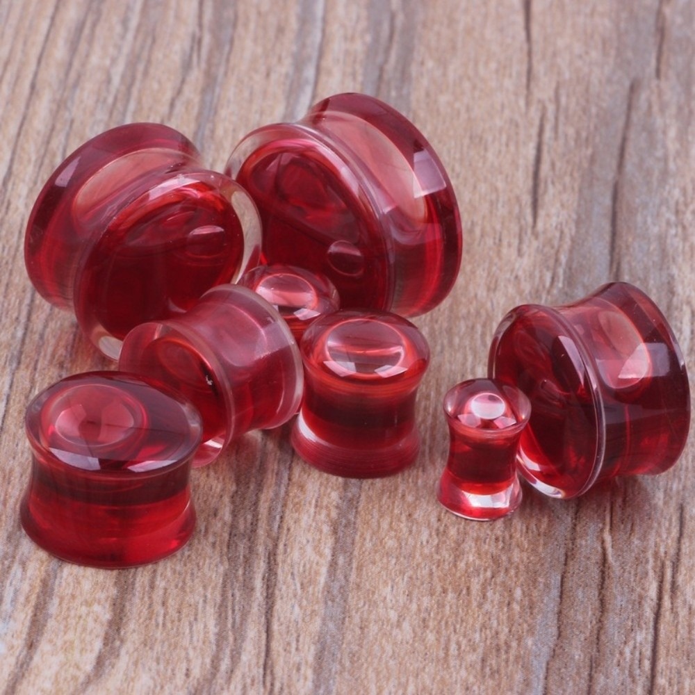 Double Saddle Ear Plug Jewelry - Body Jewelry Ear Plugs ulasan dan harga