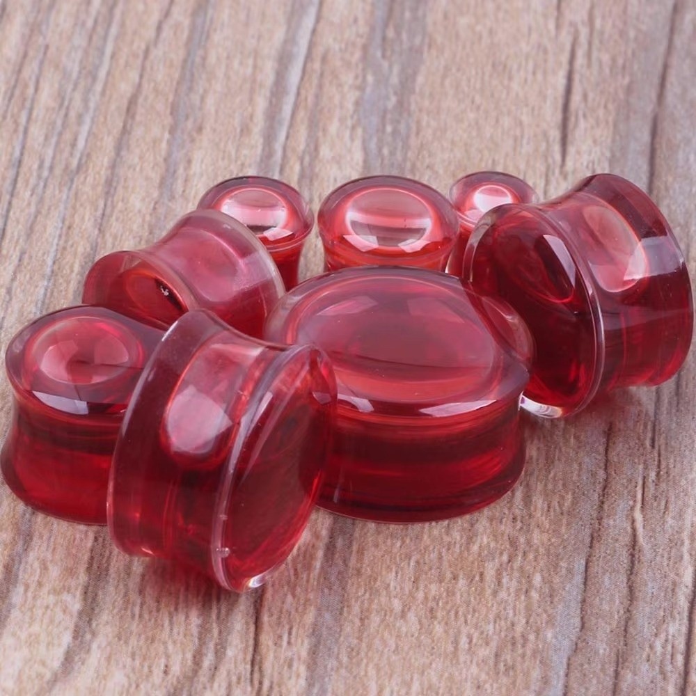 Double Saddle Ear Plug Jewelry - Body Jewelry Ear Plugs ulasan dan harga