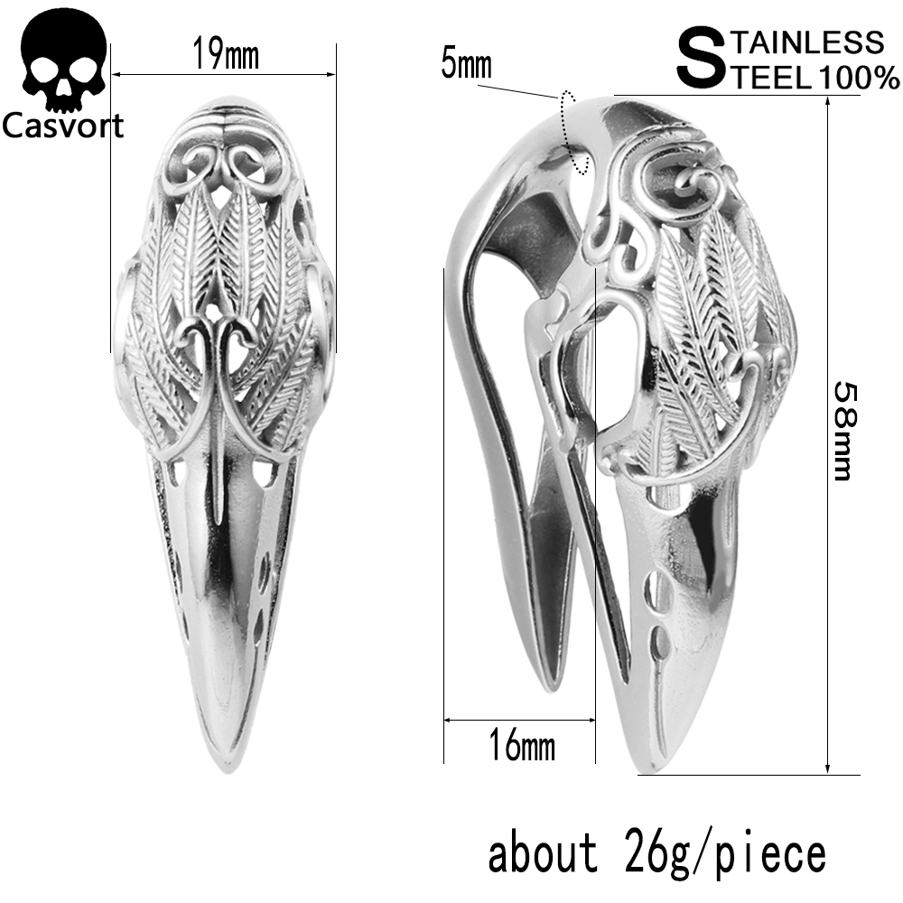 Casvort 2PCS Ego Ear Weights H - Body Jewelry Hangers ulasan dan harga