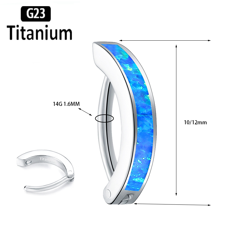 1PC 14G Implant Grade G23 Tita - Body Jewelry Implant Grade ulasan dan harga