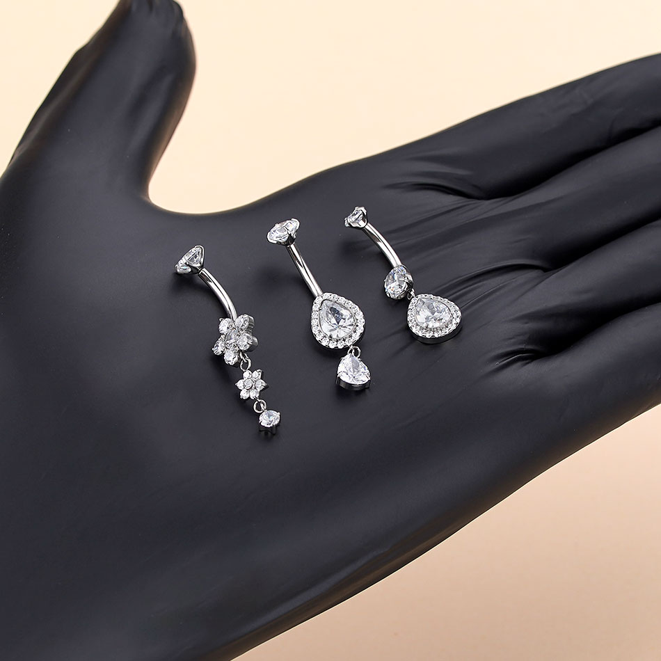 1Pc G23 Titanium Dangle Belly  - Belly Bar Titanium ulasan dan harga