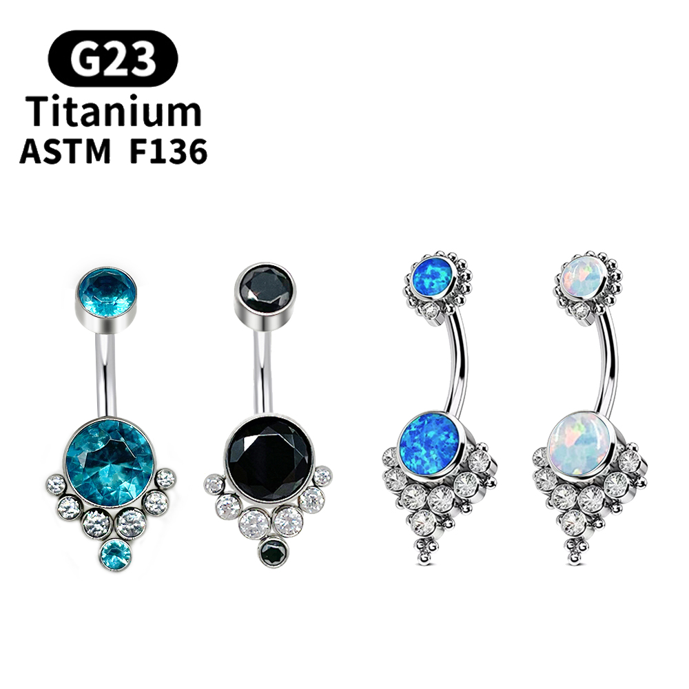 G23 Titanium Piercing Titanium - Belly Bar Titanium ulasan dan harga