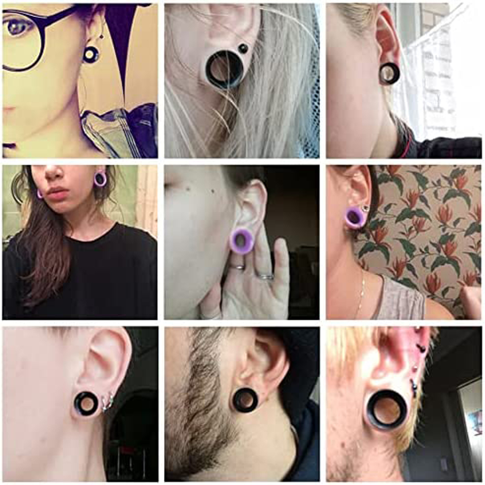1 Pairs/4 Pairs Silicone Earpl - Body Jewelry Ear Plugs ulasan dan harga