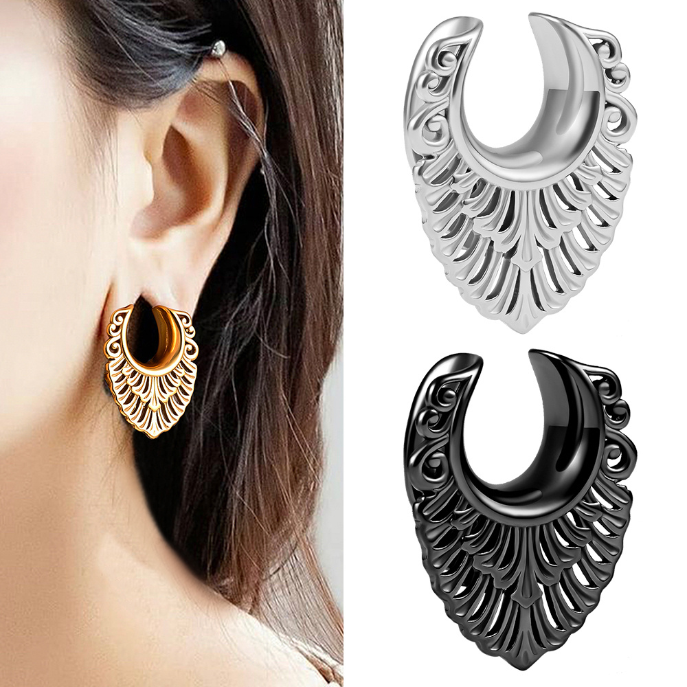 Vankula 2PCS New Leaf Saddle H - Body Jewelry Hangers ulasan dan harga