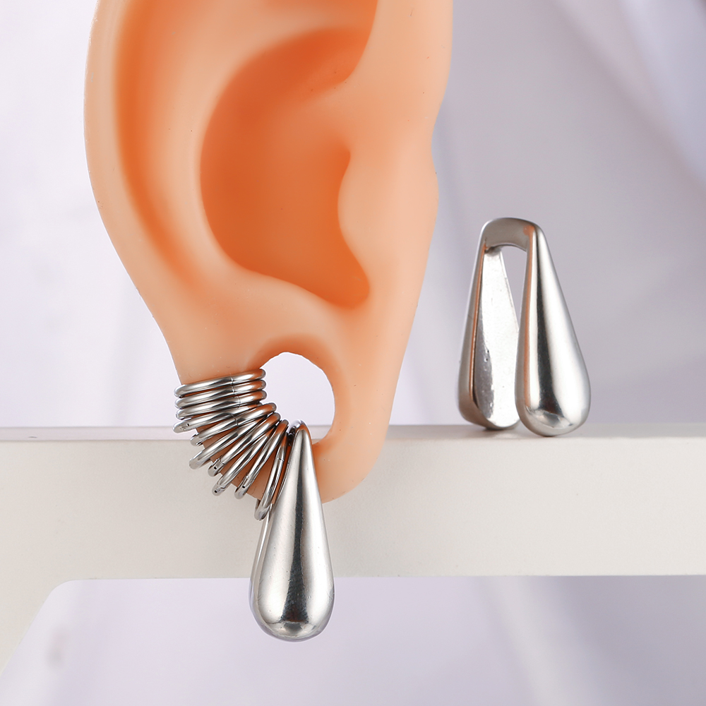 Casvort 2PCS 9mm Water Droplet - Body Jewelry Hangers ulasan dan harga