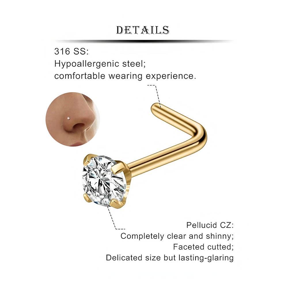 12-Piece Full Set 316L Hypoall - Body Jewelry Hypoallergenic ulasan dan harga